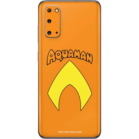 DC Comics Aquaman Classic Logo Galaxy S20 Skin