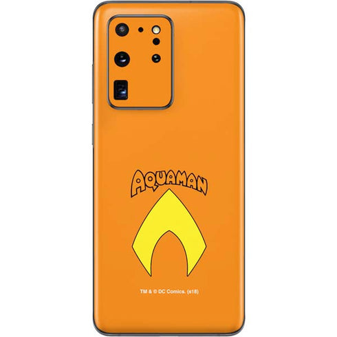 DC Comics Aquaman Classic Logo Galaxy S20 Ultra 5G Skin