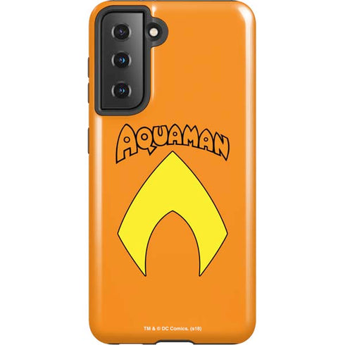 DC Comics Aquaman Classic Logo Galaxy S21 5G Pro Case