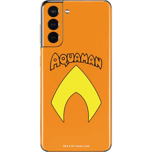 DC Comics Aquaman Classic Logo Galaxy S21 5G Skin