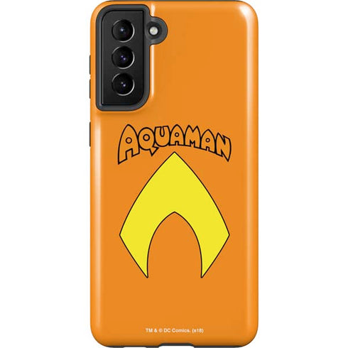 DC Comics Aquaman Classic Logo Galaxy S21 FE Pro Case