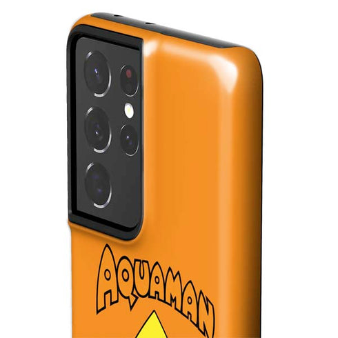 DC Comics Aquaman Classic Logo Galaxy S21 Ultra 5G Pro Case
