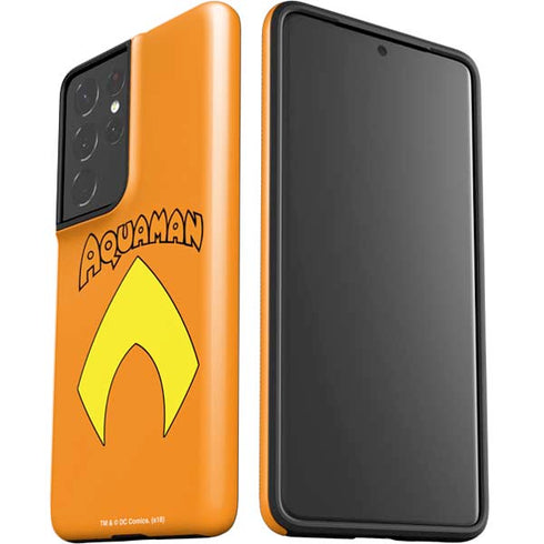 DC Comics Aquaman Classic Logo Galaxy S21 Ultra 5G Pro Case