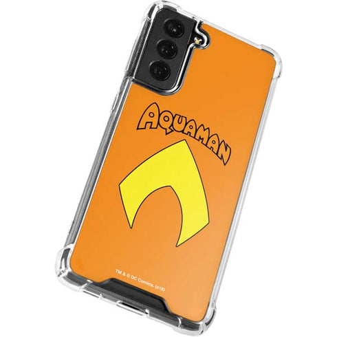 DC Comics Aquaman Classic Logo Galaxy S22 Clear Case