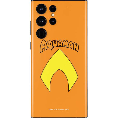 DC Comics Aquaman Classic Logo Galaxy S22 Ultra Skin