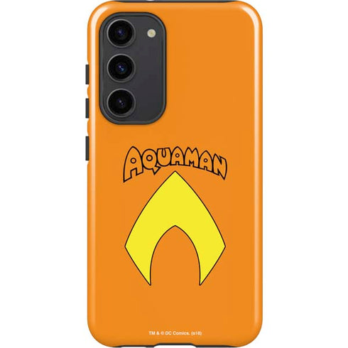 DC Comics Aquaman Classic Logo Galaxy S23 Plus Pro Case