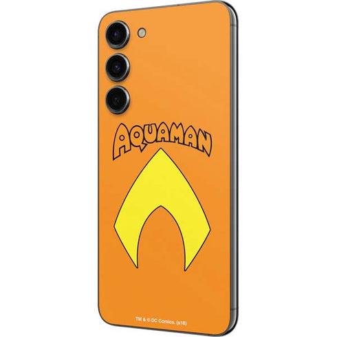 DC Comics Aquaman Classic Logo Galaxy S23 Plus Skin