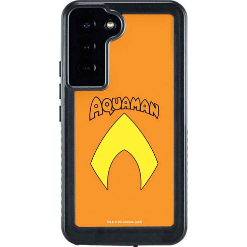 DC Comics Aquaman Classic Logo Galaxy S23 Plus Waterproof Case