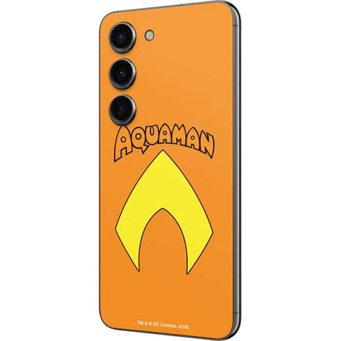 DC Comics Aquaman Classic Logo Galaxy S23 Skin