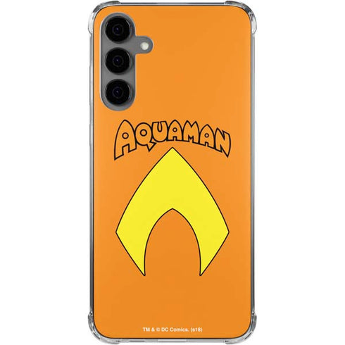 DC Comics Aquaman Classic Logo Galaxy S24 Plus Clear Case