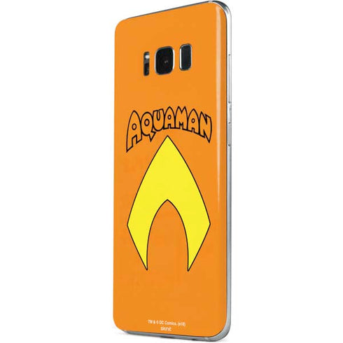 DC Comics Aquaman Classic Logo Galaxy S8 Skin