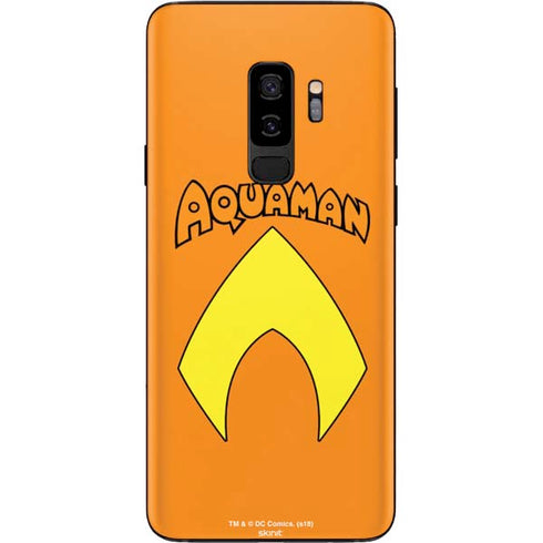 DC Comics Aquaman Classic Logo Galaxy S9 Plus Skin