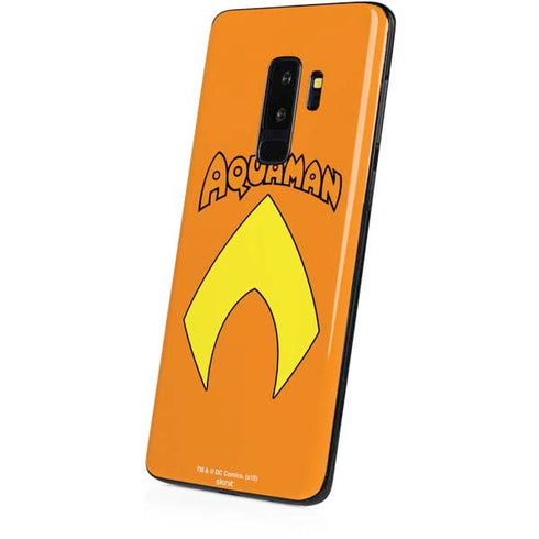 DC Comics Aquaman Classic Logo Galaxy S9 Plus Skin