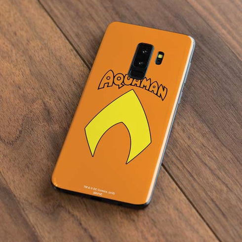 DC Comics Aquaman Classic Logo Galaxy S9 Plus Skin