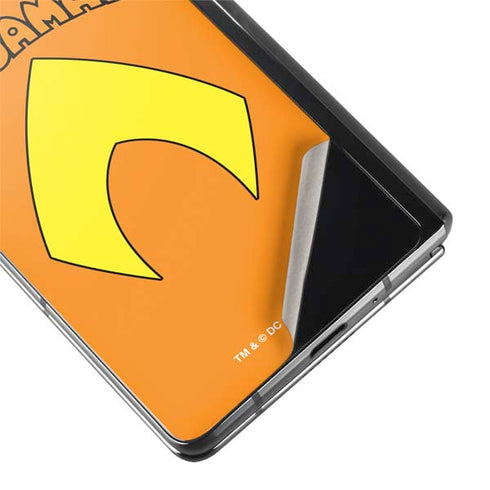DC Comics Aquaman Classic Logo Galaxy Z Fold2 5G Skin