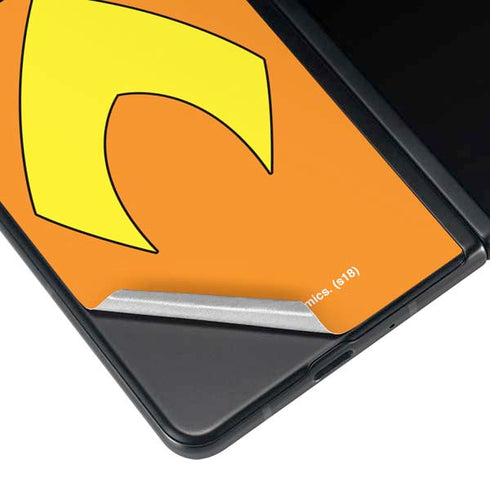 DC Comics Aquaman Classic Logo Galaxy Z Fold3 5G Skin