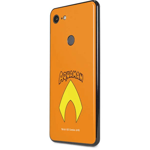 DC Comics Aquaman Classic Logo Google Pixel 3 XL Skin