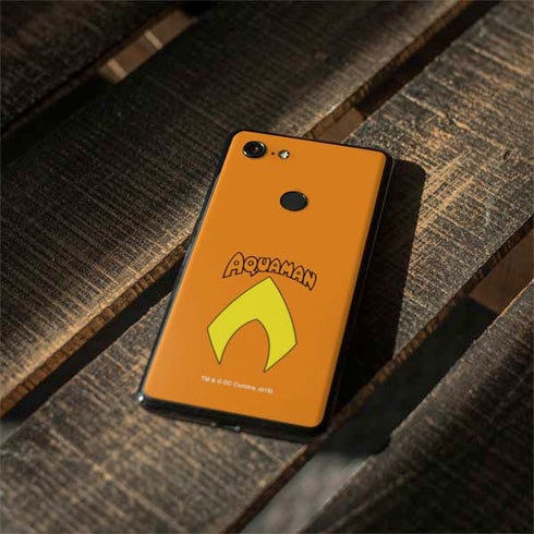 DC Comics Aquaman Classic Logo Google Pixel 3 XL Skin