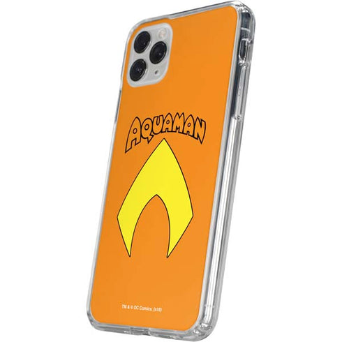 DC Comics Aquaman Classic Logo iPhone 11 Pro Clear Case