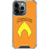 DC Comics Aquaman Classic Logo iPhone 14 Pro Clear Case