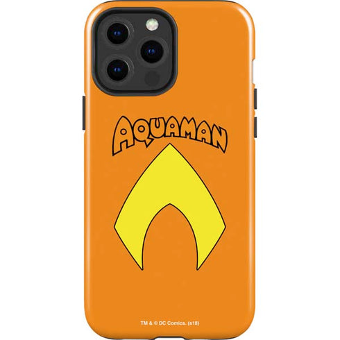 DC Comics Aquaman Classic Logo iPhone 15 Pro Max Impact Case