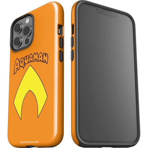 DC Comics Aquaman Classic Logo iPhone 15 Pro Max Impact Case