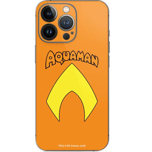DC Comics Aquaman Classic Logo iPhone 14 Pro Skin