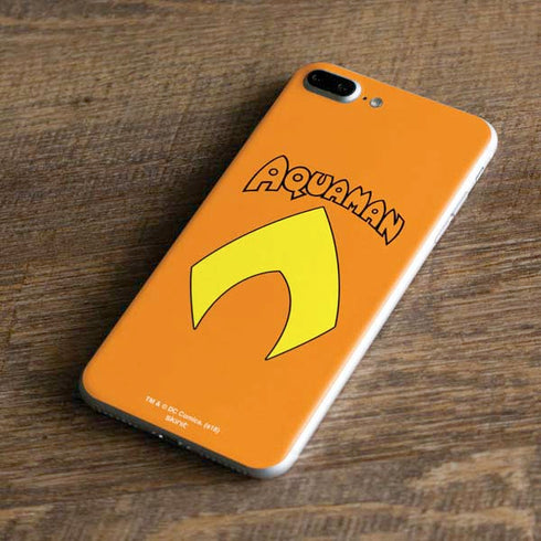 DC Comics Aquaman Classic Logo iPhone 8 Plus Skin