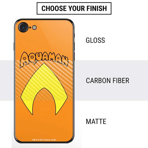 DC Comics Aquaman Classic Logo iPhone SE (2nd & 3rd Gen) Skin