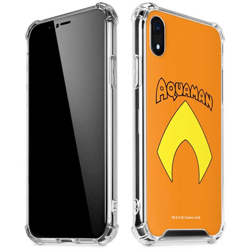 DC Comics Aquaman Classic Logo iPhone XR Clear Case