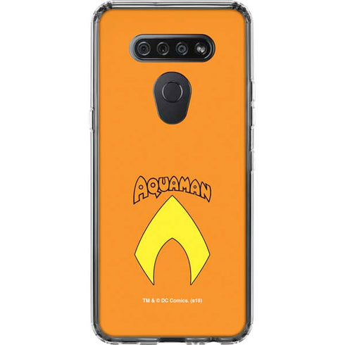 DC Comics Aquaman Classic Logo LG K51/Q51 Clear Case