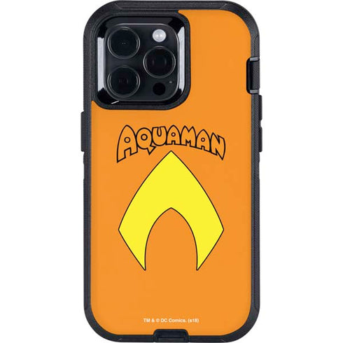 DC Comics Aquaman Classic Logo Otterbox Defender iPhone Skin