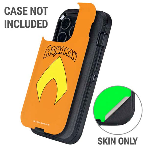 DC Comics Aquaman Classic Logo Otterbox Defender iPhone Skin