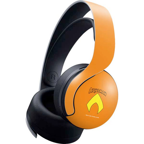 DC Comics Aquaman Classic Logo PULSE 3D Wireless Headset for PS5 Skin