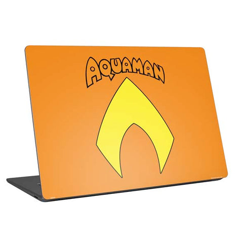 DC Comics Aquaman Classic Logo Universal Laptop 12in (9.8 x 6.8in) Skin