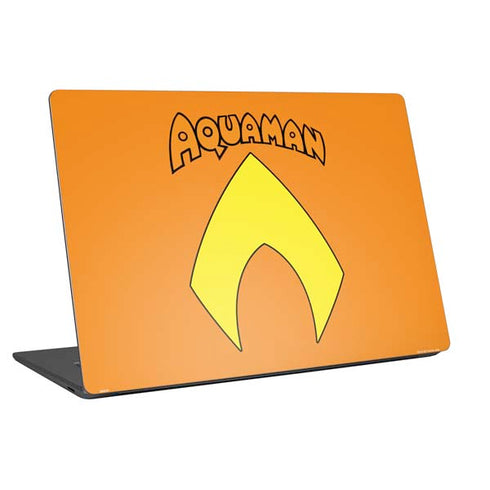 DC Comics Aquaman Classic Logo Universal Laptop 18in (14.6 x 10.6in) Skin