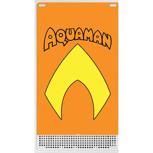 DC Comics Aquaman Classic Logo Xbox Series S Console Skin