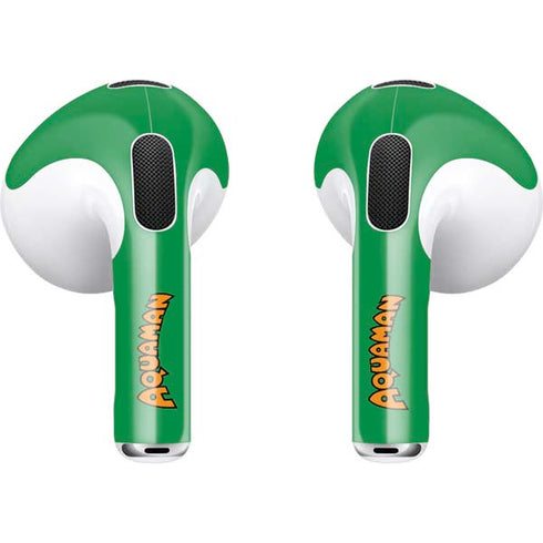 DC Comics Aquaman Classic Art Pose Apple AirPods (3rd Gen 2021) Skin