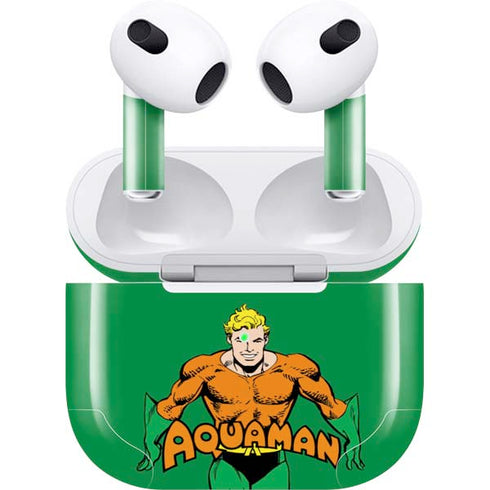 DC Comics Aquaman Classic Art Pose Apple AirPods (3rd Gen 2021) Skin
