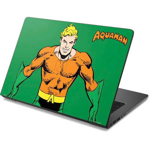 DC Comics Aquaman Classic Art Pose Dell Chromebook Skin