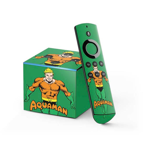 DC Comics Aquaman Classic Art Pose Fire TV Cube Skin