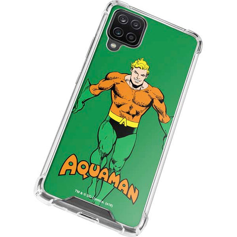DC Comics Aquaman Classic Art Pose Galaxy A12 Clear Case
