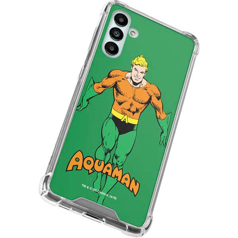 DC Comics Aquaman Classic Art Pose Galaxy A13 5G Clear Case