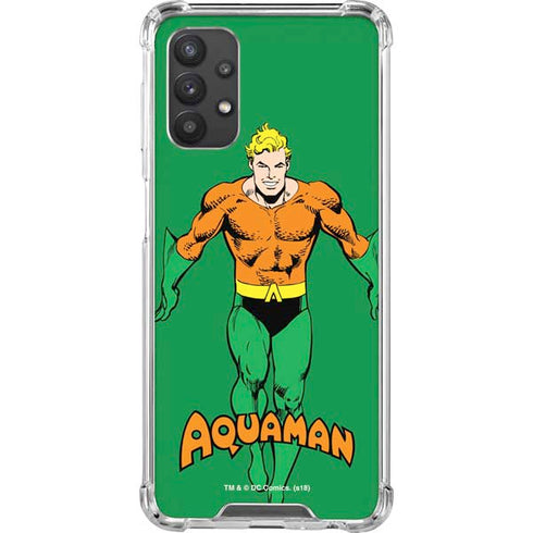 DC Comics Aquaman Classic Art Pose Galaxy A32 5G Clear Case