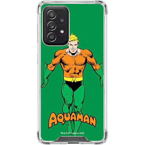 DC Comics Aquaman Classic Art Pose Galaxy A52 5G Clear Case