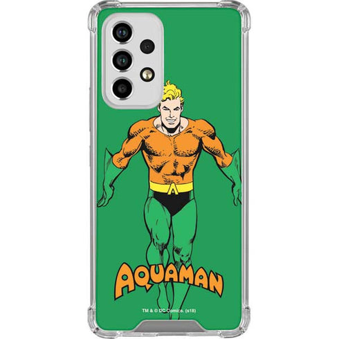 DC Comics Aquaman Classic Art Pose Galaxy A53 5G Clear Case