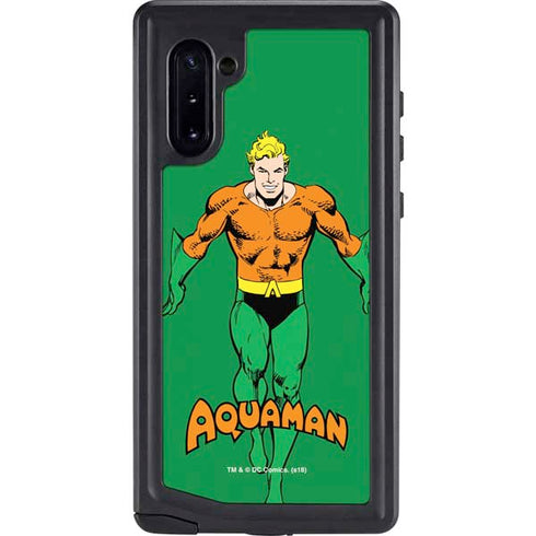 DC Comics Aquaman Classic Art Pose Galaxy Note 10 Waterproof Case