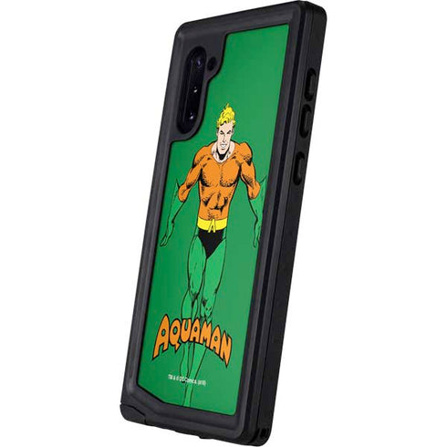 DC Comics Aquaman Classic Art Pose Galaxy Note 10 Waterproof Case