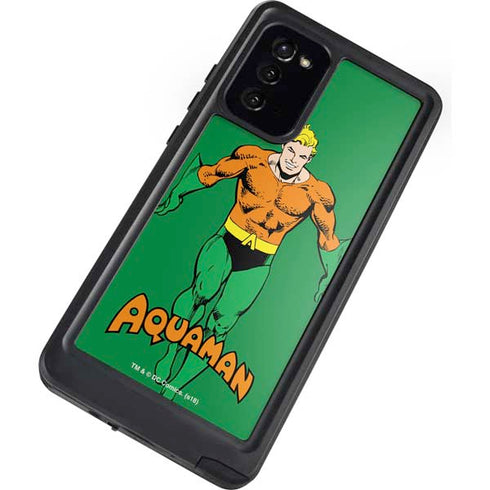DC Comics Aquaman Classic Art Pose Galaxy Note20 5G Waterproof Case