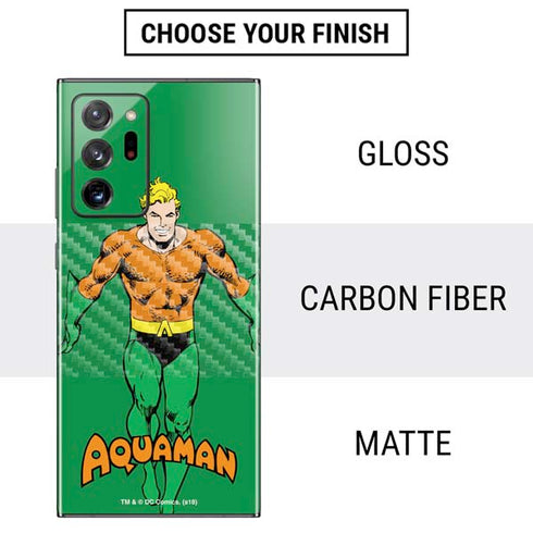 DC Comics Aquaman Classic Art Pose Galaxy Note20 Ultra 5G Skin